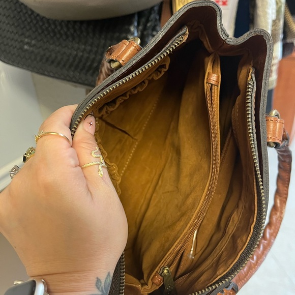 Patricia Nash Heritage‎ Angela Double-Compartment Leather Satchel Handbag - Picture 16 of 16